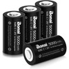 BONAI Rechargeable C Batteries, C Cells 5000mAh 1.2V Ni-MH High