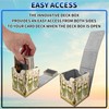 Dikoer Card Deck Box for MTG Commander, 100+ Side Loading