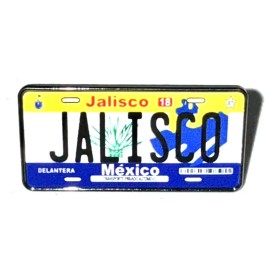 Unbranded Pin Placa Jalisco License Plate