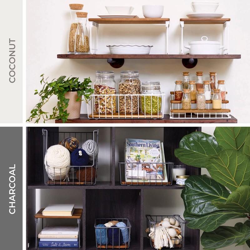 The Ría Safford Collection by iDesign Open Front Wire Basket