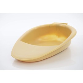 Medegen H101-05 Fracture Bedpan, Large, Gold, 2.5L Capacity, 17" x 10.6" x 4.1" x 0.9" Size, Pack of 12