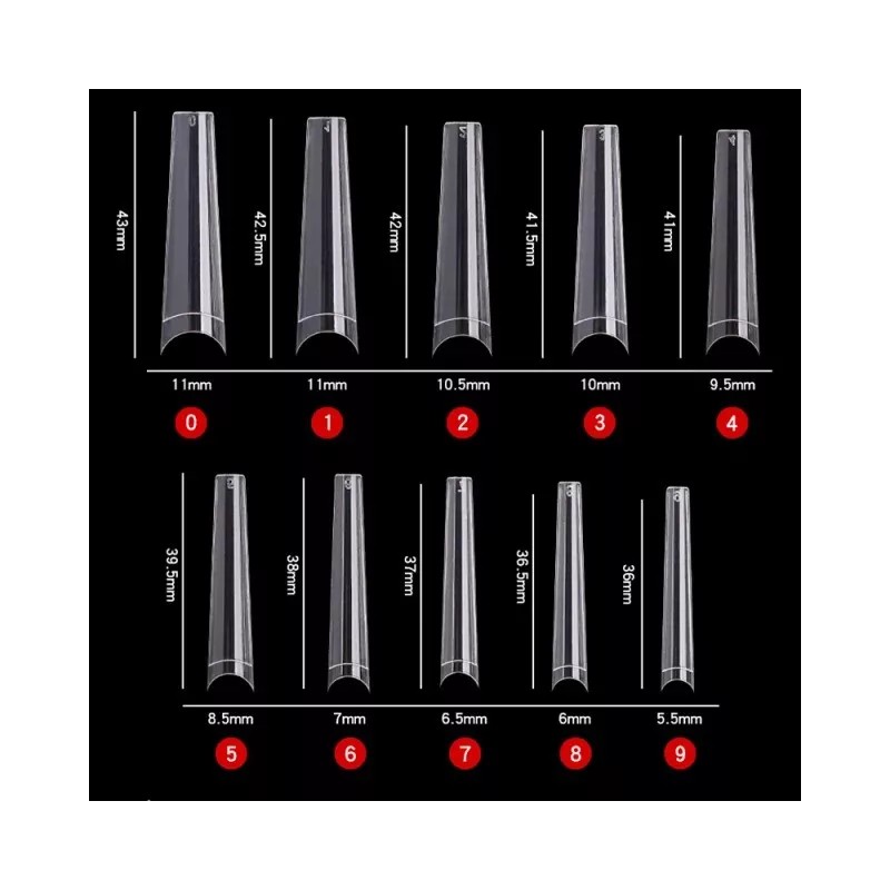 Kalanzi Tips Coffin Vaquero Cristal Extralargo Xxl Con 240pzs X178