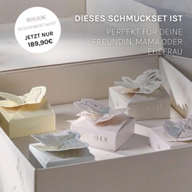 Purelei® Hawaii's Elements Jewelry Set (Rose Gold) – 25 Jewelry Pieces Including a Beautiful Gift Box – Waterproof Women's Jewelry – Gift for Women – Reusable as a Jewelry Organizer