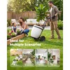 Brightown-Plant-Caddy-with-Wheels Heavy Duty, Ergonomic Plant Dolly for Elderly Gardeners with