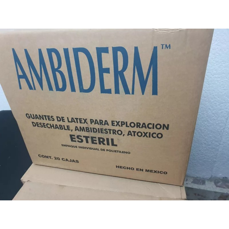 Ambiderm Guante Ambiderm Mediano Pack De 5 Cajas Con 100