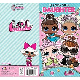 LOL Surprise Doll Daughter Birthday Card