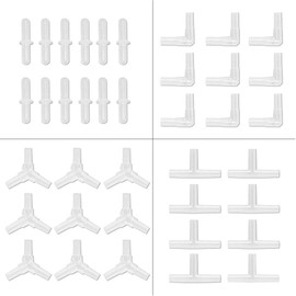 BornFeel Aquarium Airline Tubing Connectors I T L Y 40pcs Fish Tank Air Tube Adapters for 3/16 '' Air Line Hose