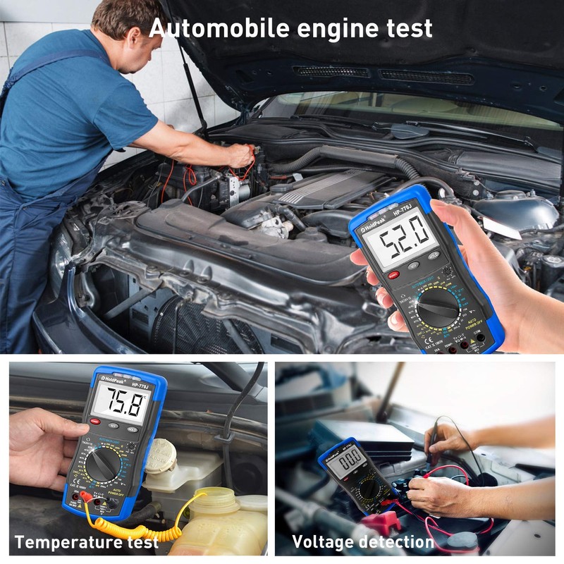 Digital Multimeter HP-770J Automotive Multimeter Engine Analyser Manual Ranging NCV