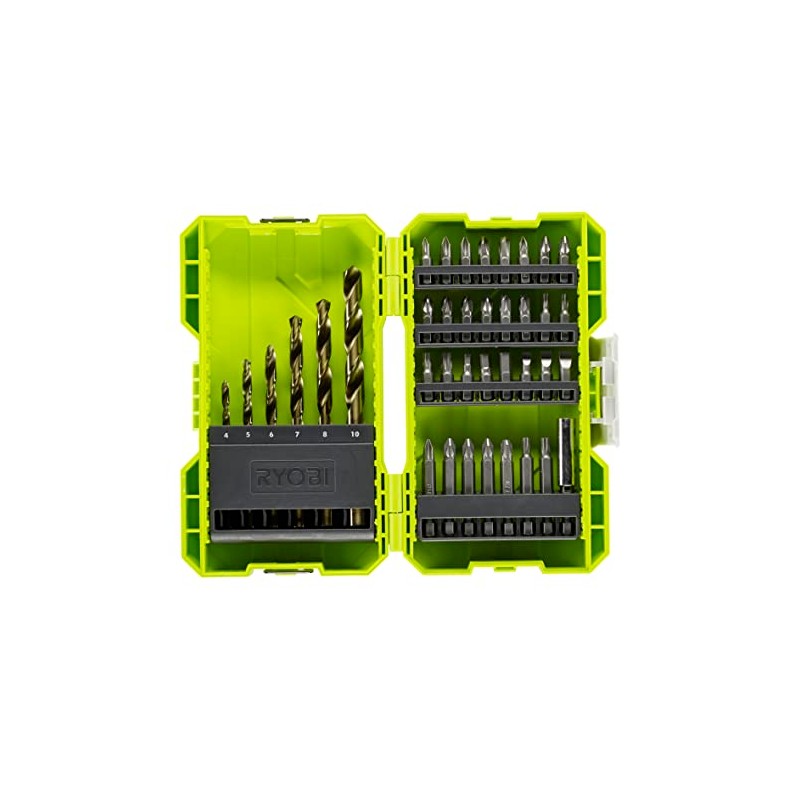 RYOBI RAK38SDD Mixed Drilling and Driving Set (38 Piece), Grau