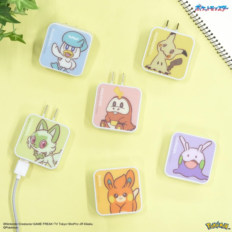 Gourmandies POKE-896C Pokémon USB/USB Type-C AC Adapter Quass