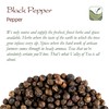 Black Pepper Whole Corns Organic - Gourmet Black Peppercorn -