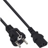 InLine 16651H Power Cable, Protective Contact Straight to IEC Plug