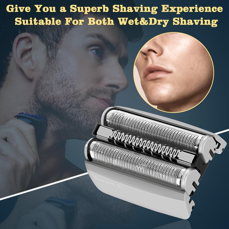 83M Shaver Head for Series 8, S8 Shaver Head Replacement