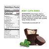 Free2b Dark Chocolate Mint Mini Cups, Safe for School and