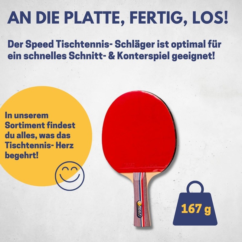Best Sport Training Table Tennis Bat - Multi-Colour