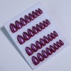 Handmade Press on Nails-Plum Purple Cat Eye Medium Almond Fake