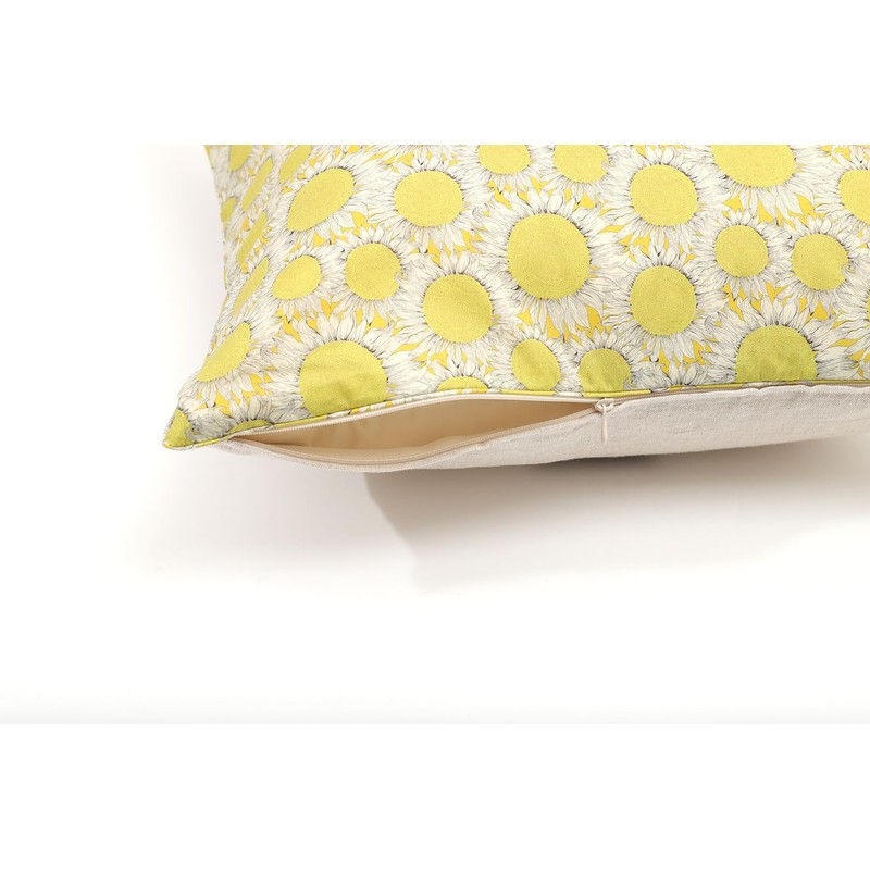 DDintex FLORET LONDON Cushion Cover Hello Sunshine Yellow 45x45cm [With