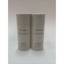 TAN-LUXE Lot Of 2 Tan-Luxe The Face Illuminating Self-Tan Drops Light-Medium, 1.01 oz,
