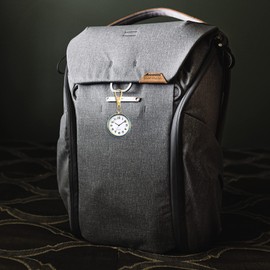 JewelryWe Pocket Watch with Carabiner Key Ring Quartz Watch Analogue Rhinestone Watch for Doctors Nurses Paramedic Chefs Gold White, 1-a, Festive Occasions