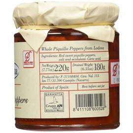 Spanish Red Piquillo Sweet Pepper Navarre Kosher from Spain - 2 pack x 7.7 oz