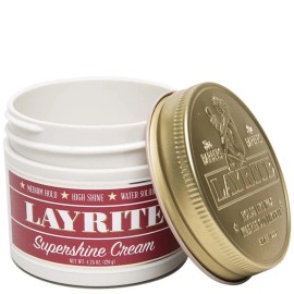 Layrite High Shine Hair Styling Cream for Men 4.2 Ounce Water Soluble