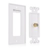 Cable Matters 2-Pack 1-Port TV Cable Wall Plate (Coax Wall