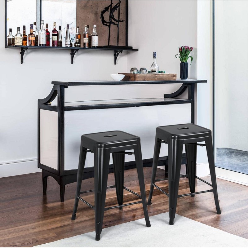 Yaheetech Yaheetech 24 inch barstools Set of 4 Counter Height