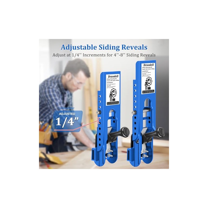 Siding Tools - Compatible with 5/16-Inch Fiber Cement & Lap