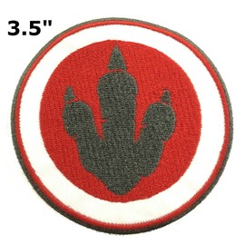 Athena Brands RAPTOR CLAW JURASSIC PARK MOVIE LOGO EMBROIDERED IRON-ON PATCH APPLIQUE COSTUME