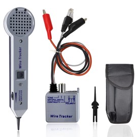 Lunarlipes Tone Generator Kit, Wire Tracer Circuit Tester, Tone Tracing Probe Kit, 200EP High Accuracy Cable Tester, Line Finder Toner Inductive Amplifier Variable Tone Generator for Network