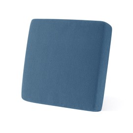 SUBRTEX Couch Slipcover RV Seater Slip Loveseat Stretch Durable Sofa Cushion Cover Spandex Elastic Furniture Protector for Settee Seat for Replacement in Livingroom, Small, Denim Blue