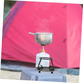 GLEAVI Iron Cauldron Rack Stand Stable Slip Trivet for Cooking Pots High Temperature Resistant Compact Design for Home and Kitchen Decor