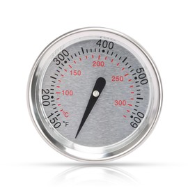 QuliMetal 60540 67031 Grill Thermometer Replacement for Weber Charcoal, GS4 Spirit II & I 200/300, Q Series, 7581 Accurate Temperature Gauge for Weber Spirit E/S 210, 220, 310 Grill, 1-13/16" Dia