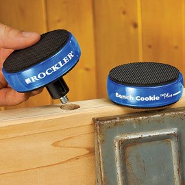 Rockler Bench Cookie Risers (2 Pack) – Connect Bench Cookies Plus or Bench Cookies Connect for Added Height - Bench Cookie Posts Fit Into Any ¾” Dog Hole or Drilled Hole - Router Accessories
