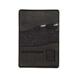 Kink3 Belle & Sofa License Case, Bifold Men's, Women's, Thin, Leather, Plain, Blindfold, Vegan Leather, Made in Japan, Black