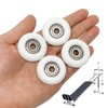 4pcs Roller Wheel Parts Replacement for Total Gym Wheels/Rollers, Fit
