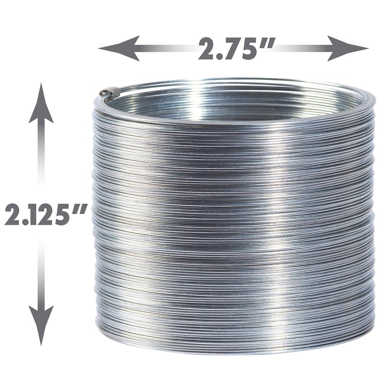 The Original Slinky Walking Spring Toy, 2.75-inch Diameter Metal Slinky,