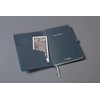 SIGEL CO402 Premium Notebook Squared A5, Hardcover, Blue Metallic, Made