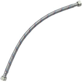 AERZETIX - C51047 - Flexible Connection Hose - Flex Hose - 400 mm - 3/8 Inch Female - 3/8 Inch Female - Tap Health Mixer Tap Kitchen Bathroom Sanitary