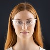 NoCry Lightweight Protective Safety Glasses with ANSI Z87.1 Rated, Clear,
