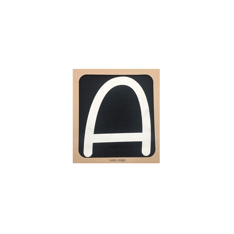 Hello-Bags. Canvas Shopping Bag Outer: 100% Cotton. Includes Zip, Lining