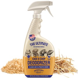 Hatortempt Chicken Coop Deodorizer & Cleaner Spray - 32 Oz, Unscented - Ammonia Control Odor Eliminator & Coop Refresher for Chickens