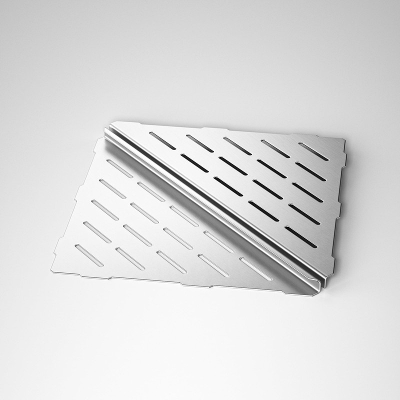 Bernkot Corner Shower Shelf 304 Stainless Steel, Recessed Corner Shelves