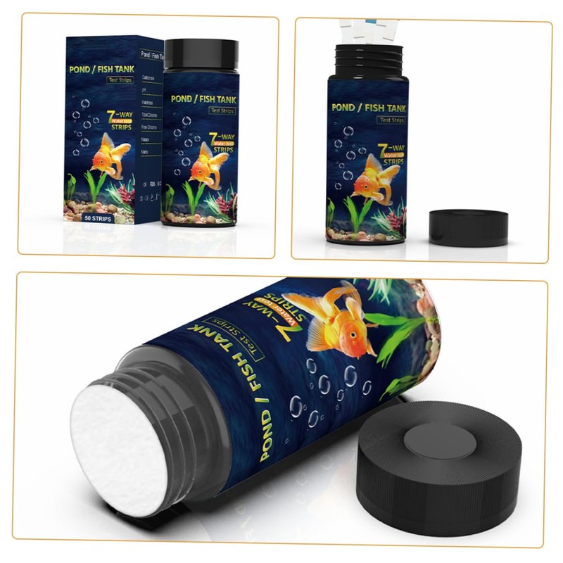 ULTECHNOVO 50pcs Water Test Strips Water Testing Pool Test Strips