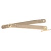 Hardware Essentials 851581 Folding Support Right Side Brass
