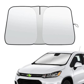 Unbranded For 13-24 Chevy TRAX Car Windshield Sunshade Shield Visor Foldable UV Heat Block