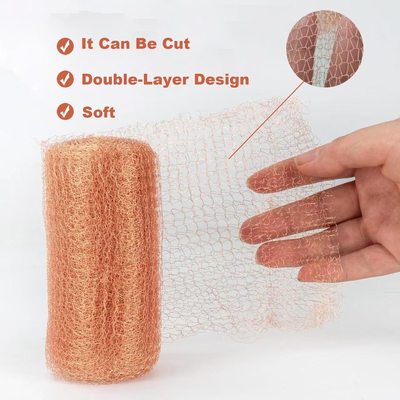 Copper Mesh Screen Chicken Wire Hardware Cloth Copper Wool Rodent