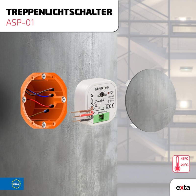 Zamel TREPPENLICHT-ZEITSCHALTER ASP-01