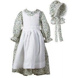 Dress Up America Pioneer Costume for Girls - Colonial Prairie Dress - Toddler 4