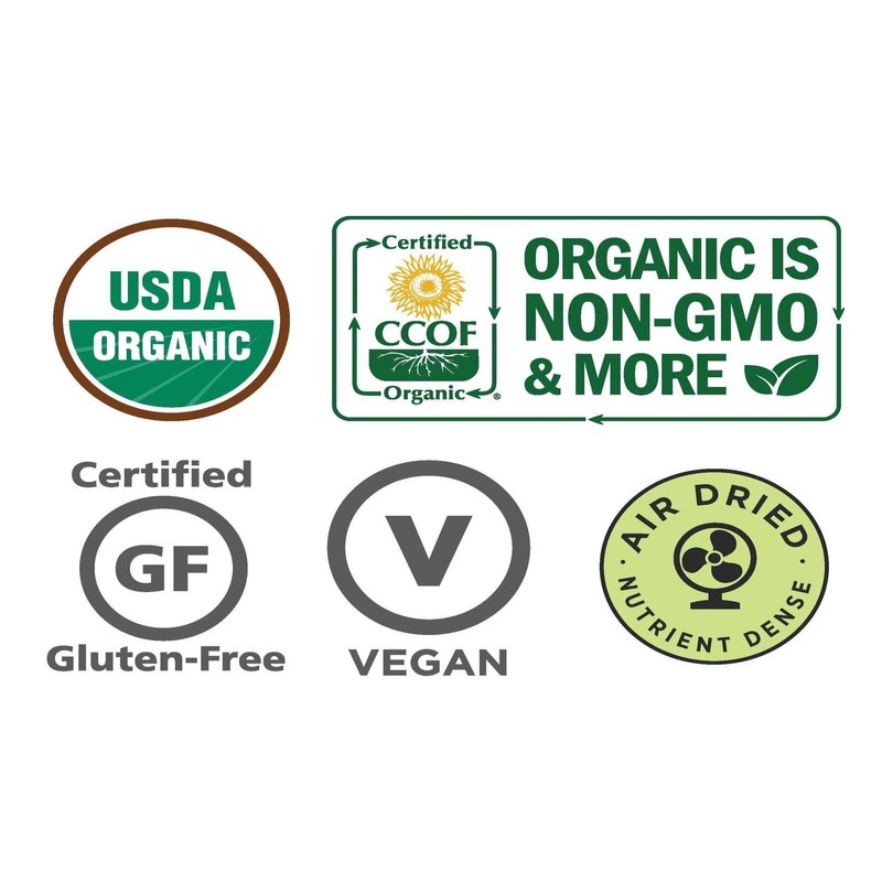 Brad's Plant Based Organic Veggie Chips, Kale, 3 Bags,9 Servings